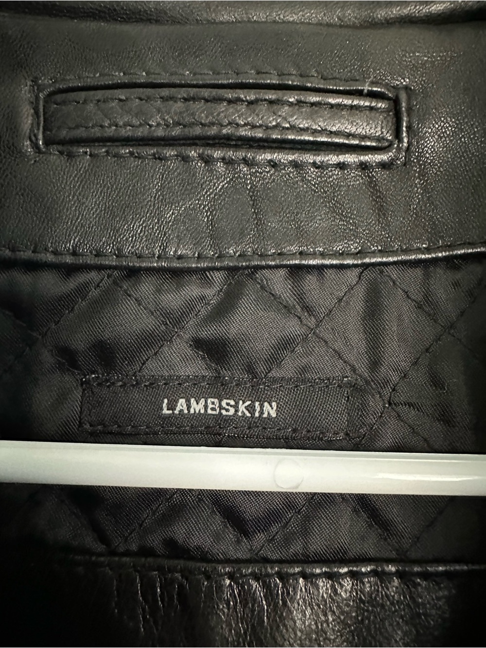 Clairborne Lambskin Leather Bomber Jacket Black Size XL - Picture 4 of 8